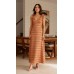 V-neck Textured Dress with French Retro Style
