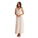 V-neck Textured Dress with French Retro Style