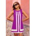 Splicing Sleeveless Casual Dress