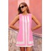 Splicing Sleeveless Casual Dress