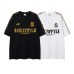 Retro Letter Embroidery Short Sleeve T-Shirt Men's Loose Fit Oversize High Street Couple Tee Retro Letter Embroidery Short Sleeve T-Shirt Men's Loose Fit Oversize High Street Couple Tee