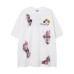 Streetwear Applique Embroidery DIY Badge Short Sleeve T-Shirt Men's Oversize Casual Cotton Couple Top