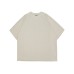 Solid color breathable loose sports shoulder short sleeved shirt Solid color breathable loose sports shoulder short sleeved shirt