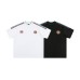 Side stripe design for men's and women's loose sports short sleeves