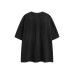 Wash and make old oil paintings printed figures loose short sleeves