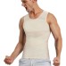 Men's Slimming Tank Top Underwear Shaping Neoprene Fast Wicking Chest Compression Tight Fit Concealed Abdominal Muscle Vest