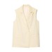 Elegant Sleeveless Top and Wide-Leg Pants Set with Style Design