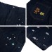 Graffiti Small Flower Flare Jeans Long Pants