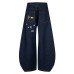 Graffiti Small Flower Flare Jeans Long Pants