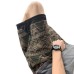 Jacquard casual mid length sports cropped pants
