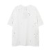 Short Sleeve Round Neck Half-Sleeve Men's Splatter Paint Print Couple T-Shirt
