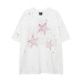 Short Sleeve Round Neck Half-Sleeve Men's Splatter Paint Print Couple T-Shirt
