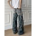 3D digital printed jeans for men in summer