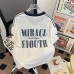 Graffiti printed loose quick drying breathable V-neck jersey