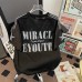 Graffiti printed loose quick drying breathable V-neck jersey