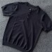 Knitted men's summer thin casual minimalist top