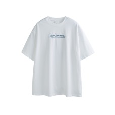 Sailing print men's and women's loose short sleeves