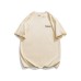 Foam letter printed men's and women's loose short sleeves