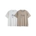 Cat print men's and women's loose short sleeves