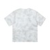 Tie dye hand-painted letter print design for loose short sleeves