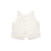 Linen Vest Front and Back Wearable Crop Top Design Sense Women's Sleeveless Loose Waistcoat