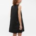 Elegant Pure Linen Dress Women's New Solid Color Simple Sleeveless Tank Dress Casual Commuting Round Neck Dress Summer