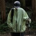 Simple solid color stand up collar casual outdoor ice silk wrinkle sunscreen clothes