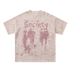 Design Round Neck Short Sleeve T-Shirt for Men and Women