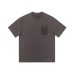 Wash and make old letter printed loose short sleeves for men