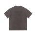 Wash and make old letter printed loose short sleeves for men