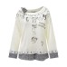 Cartoon Print Long Sleeve Knitwear Women Loose Slim Fit Versatile Top Cartoon Print Long Sleeve Knitwear Women Loose Slim Fit Versatile Top
