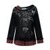 Cartoon Print Long Sleeve Knitwear Women Loose Slim Fit Versatile Top Cartoon Print Long Sleeve Knitwear Women Loose Slim Fit Versatile Top