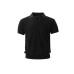 Striped texture lapel short sleeved men Striped texture lapel short sleeved men