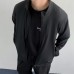 Grey stand up collar sunscreen jacket for men summer outdoor
