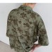 Retro short sleeved floral loose casual shirt