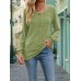 Button Casual Top for Women - Knitted Long Sleeve Autumn Winter Style