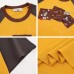 Fun Dog Applique Design Short Sleeve T-Shirt Men  Loose Fit Unisex Top