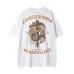 Unique Design Letter Print Short Sleeve T-Shirt for Men and Women Summer Loose Casual Fashion Couple Tee