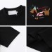 Cute Dachshund Towel Embroidery Trendy Short Sleeve T-Shirt Men Loose Casual Versatile Couple Ins Top