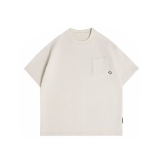 Embroidered pocket decoration for loose casual short sleeves Embroidered pocket decoration for loose casual short sleeves