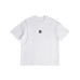 Printed round neck loose casual short sleeved shirt