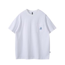 Sailing letter casual loose men's and women's short sleeves