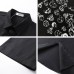 Retro Cartoon Avatar Print Short Sleeve Shirt Unisex Loose Casual Blouse