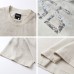 Style Letter Print Half Spray Abrasion Washed Short Sleeve T-Shirt Men's  Loose Couple Fit Tee