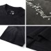 Retro Letter Print Faded Wash Short Sleeve T-Shirt Unisex Summer Loose Casual Versatile Couple Top