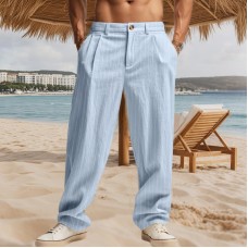 Striped straight leg pants high waisted pants Striped straight leg pants high waisted pants