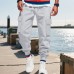 Men's casual work pants with multiple pockets