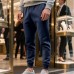 Men's solid color drawstring sports pants
