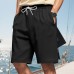 Men's sports solid color shorts
