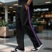 Men's striped sports horn casual sweatpants